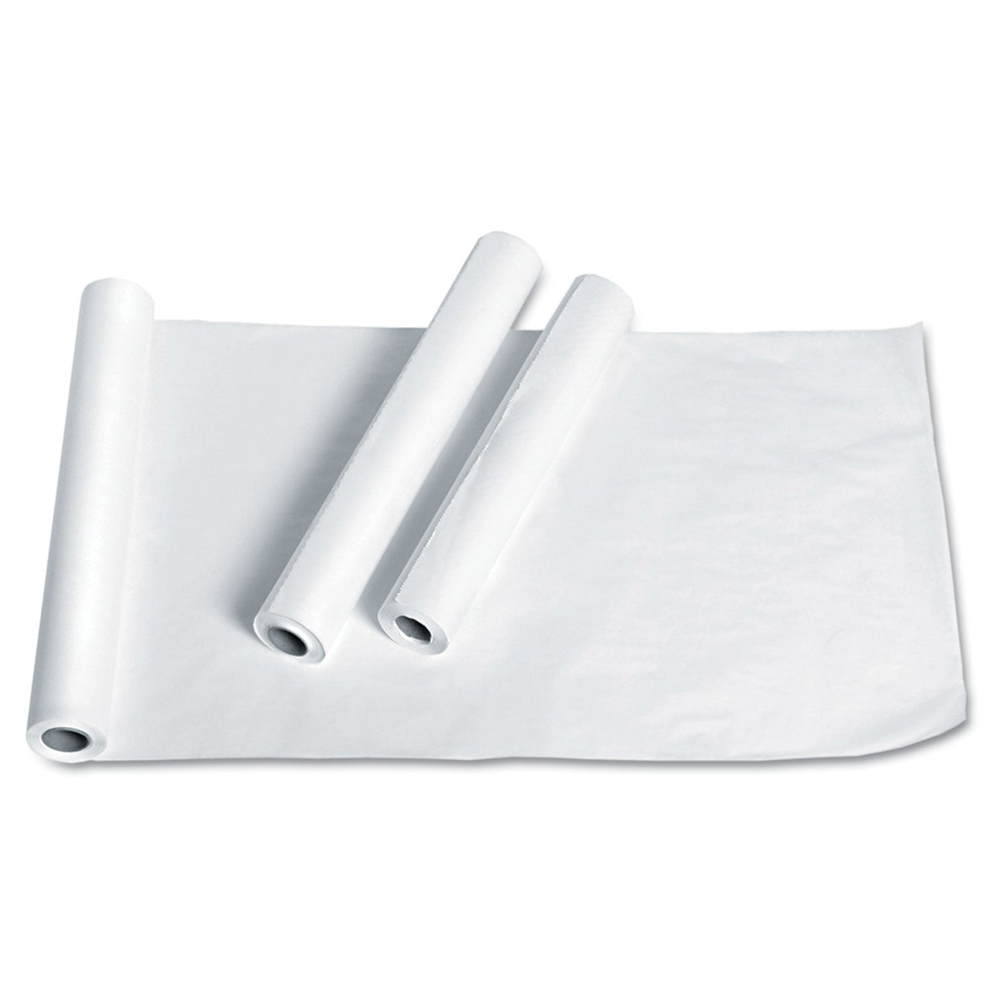 Medline Exam Table Paper, Deluxe Smooth, 21" x 225 ft, White, 12 Rolls/Carton
