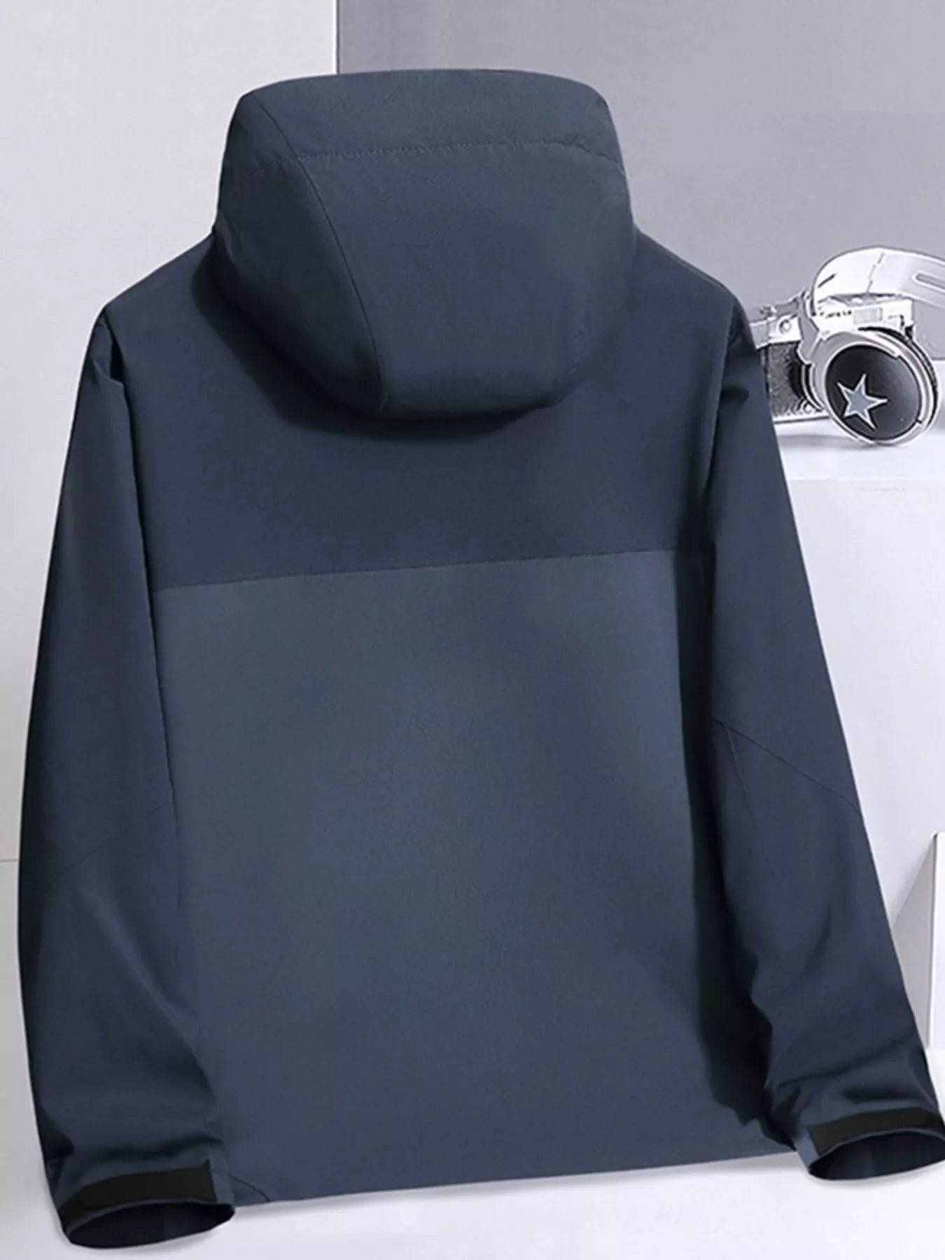Men's Plus Size Waterproof Hooded Outdoor Jacket