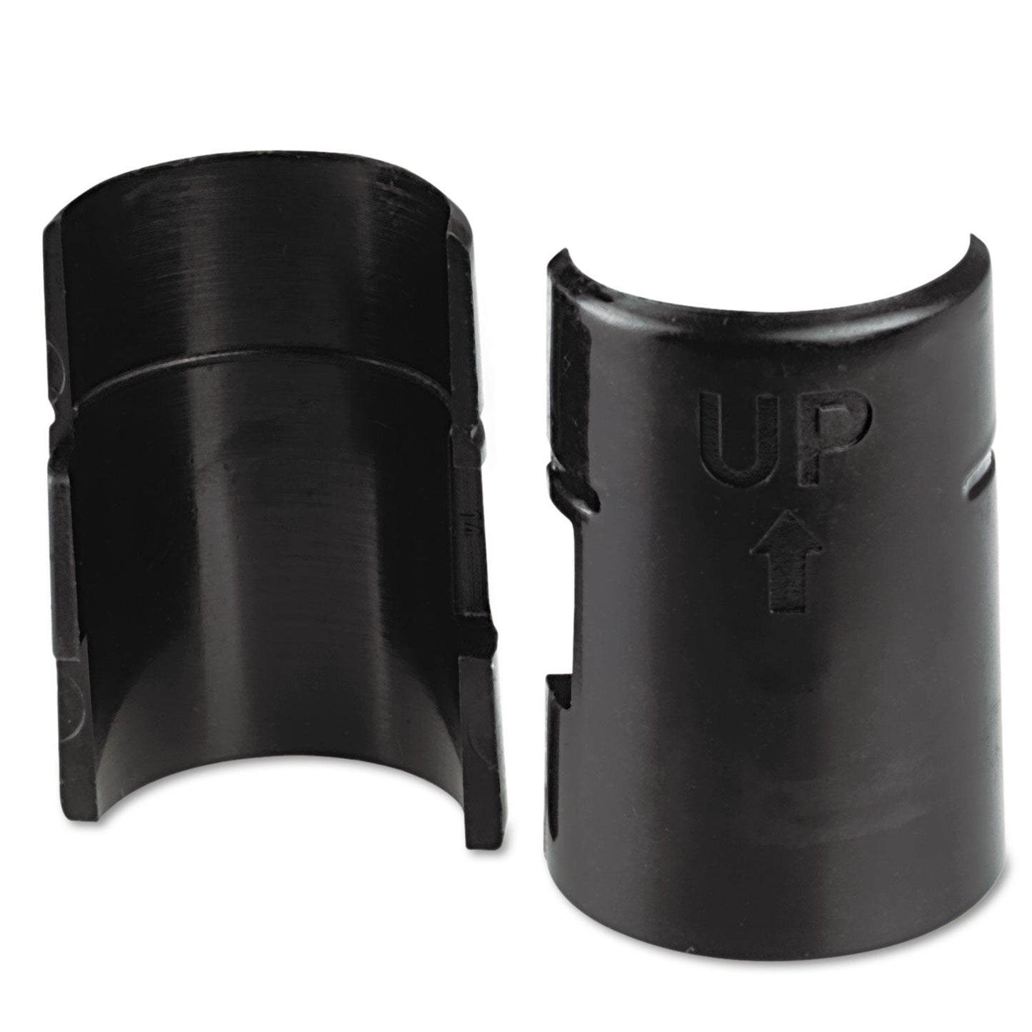Alera Wire Shelving Shelf Lock Clips, Plastic, Black, 4 Clips/Pack