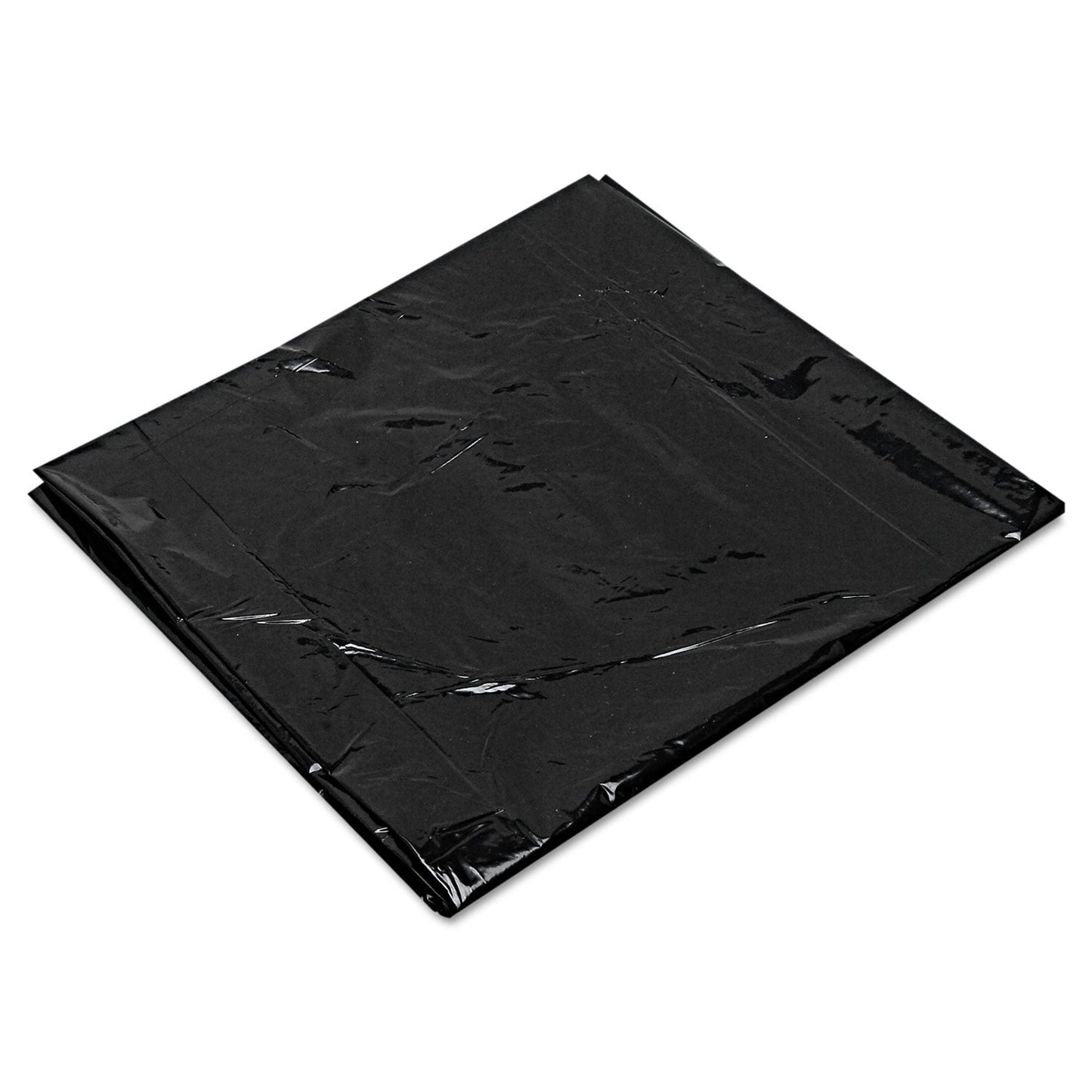 Trinity Plastics Low-Density Can Liners, 16 gal, 0.7 mil, 24" x 32", Black, 500/Carton