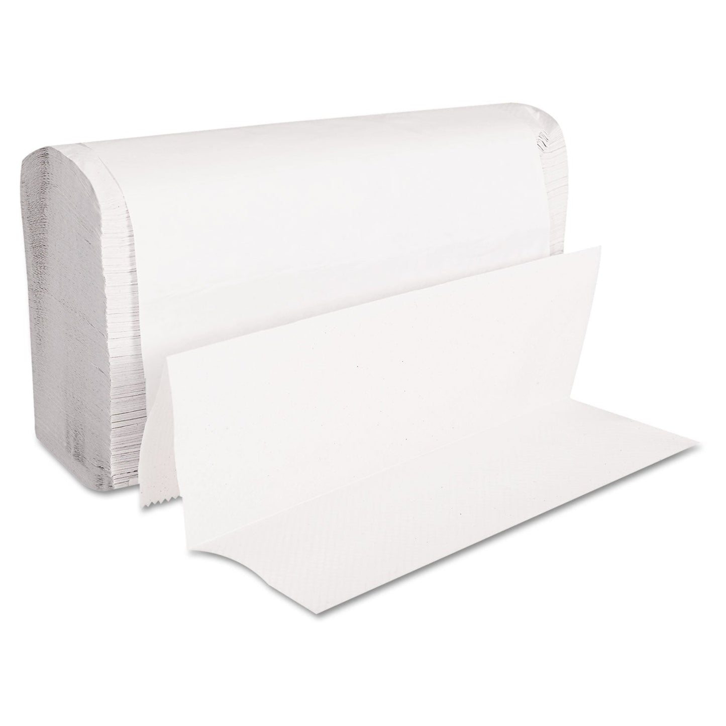 GEN Folded Paper Towels, Multifold, 9 x 9.45, White, 250 Towels/Pack, 16 Packs/Carton