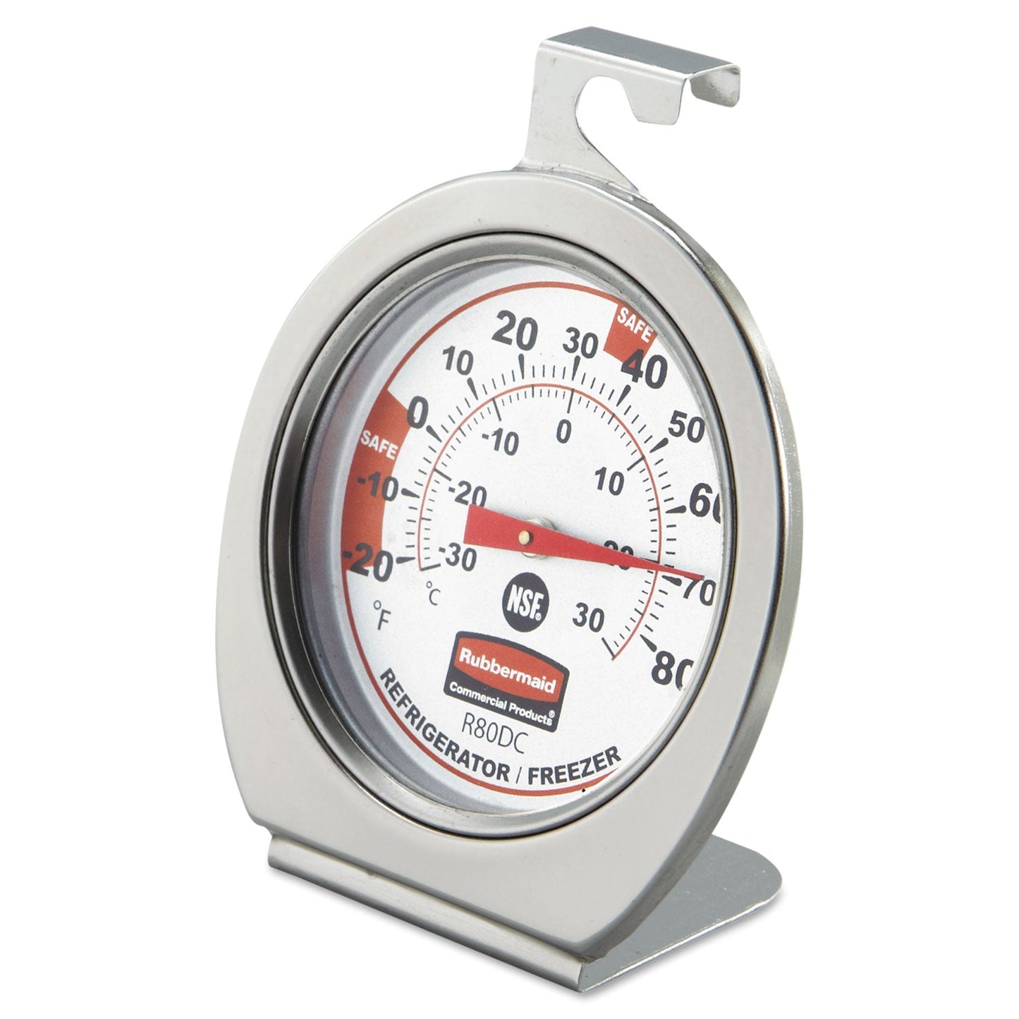 Rubbermaid Refrigerator/Freezer Monitoring Thermometer, -20F to 80F