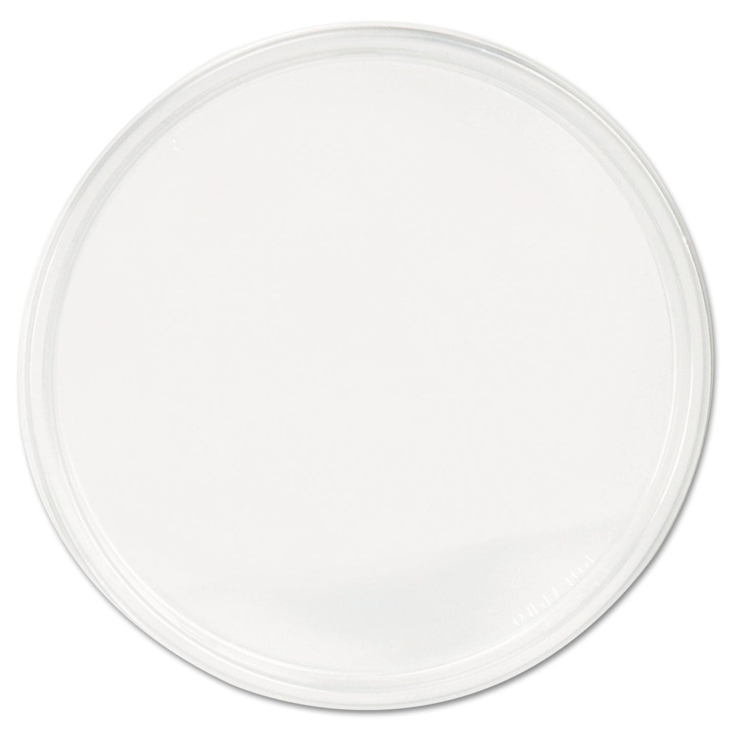 Fabri-Kal PolyPro Microwavable Deli Container Lids, Clear, Plastic, 500/Carton