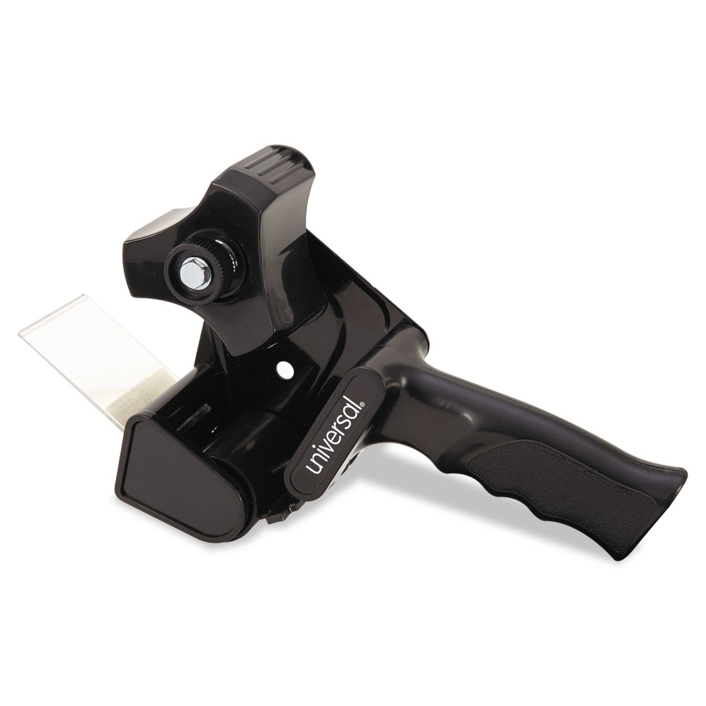 Universal Handheld Box Sealing Tape Dispenser, 3" Core, For Rolls Up to: 2" x 110 yds, Black