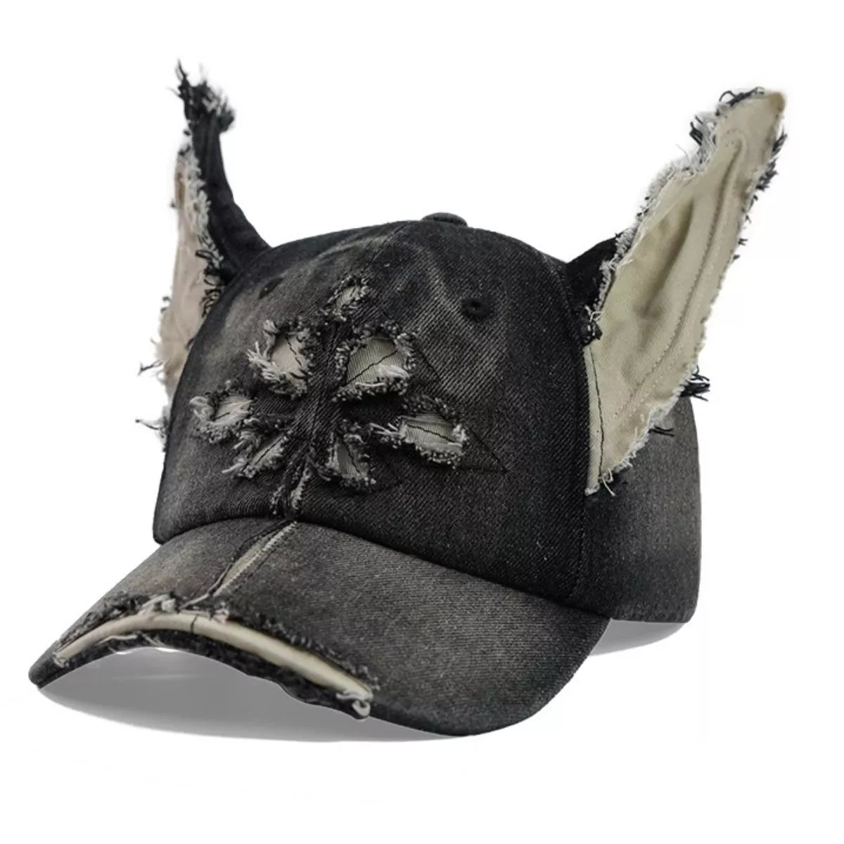 Dog Ear Distressed Baseball Cap