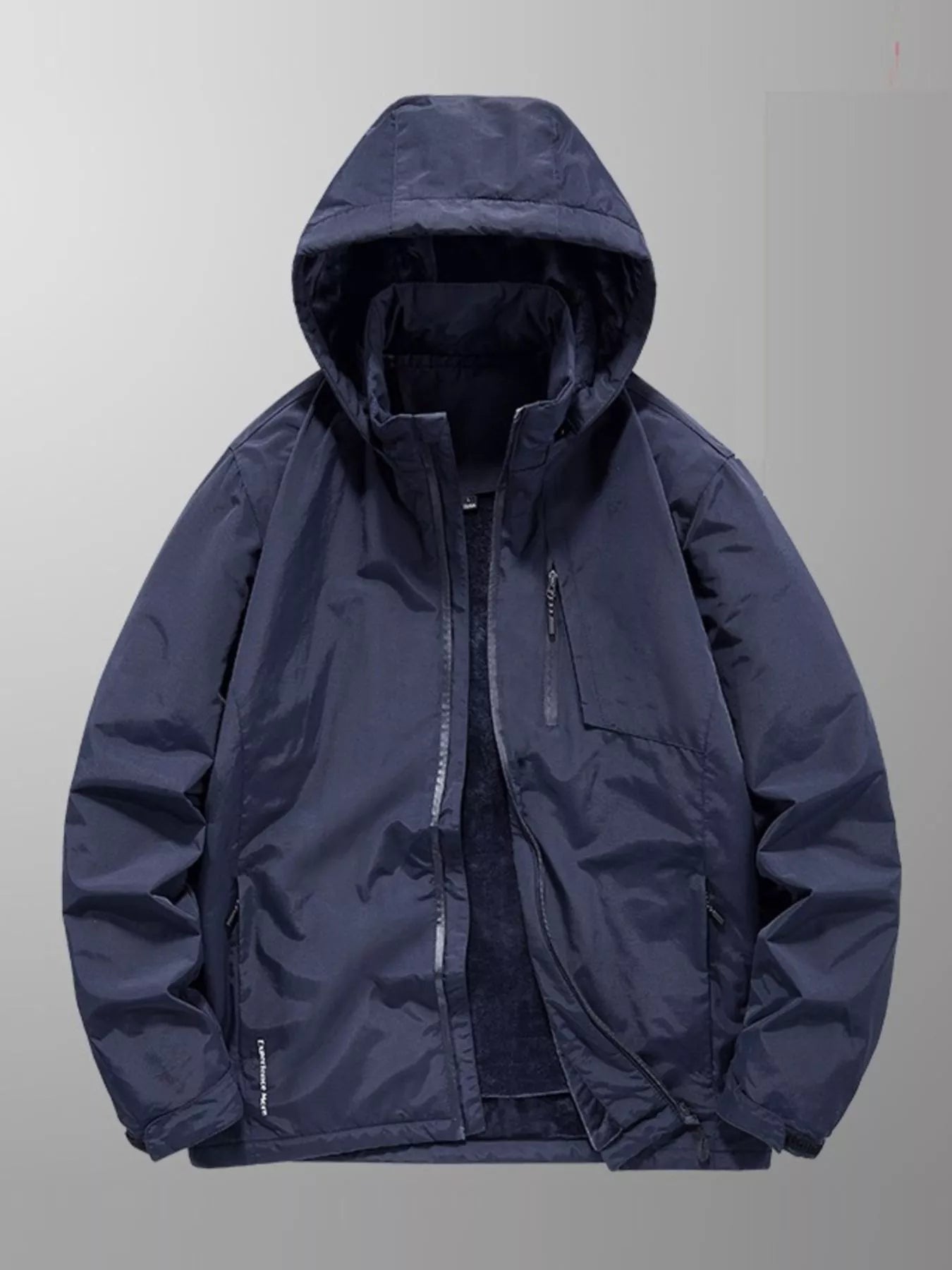 Men's Plus Size Casual Hooded Windproof Outdoor Jacket