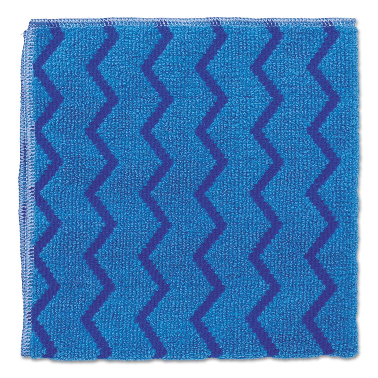 Rubbermaid HYGEN Microfiber Cleaning Cloths, 16 x 16, Blue, 12/Carton