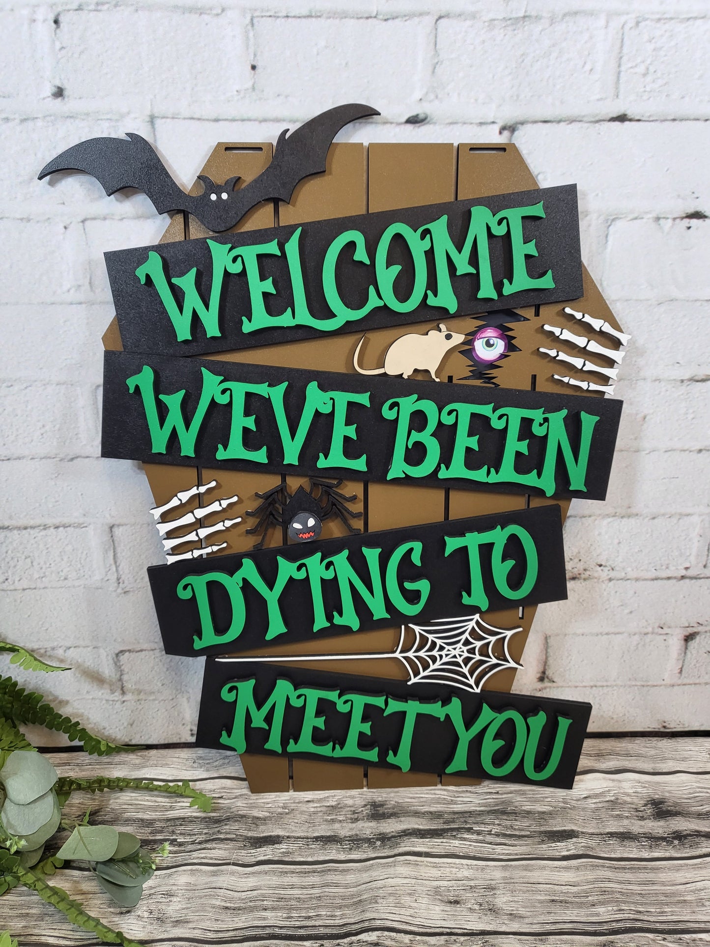 Coffin Door Hanger - Finished