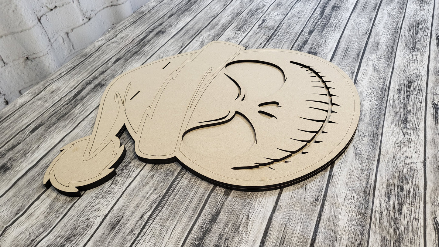 Jack Santa Hat Door Hanger DIY Unfinished Kit