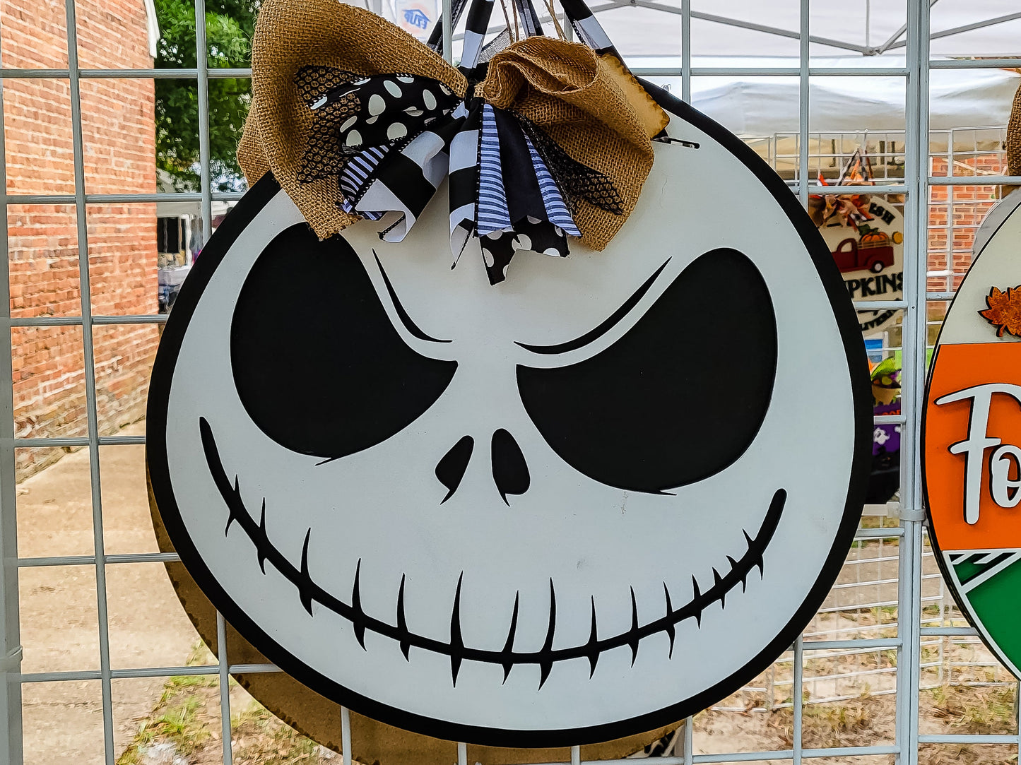 Jack Halloween Door Hanger - Finished