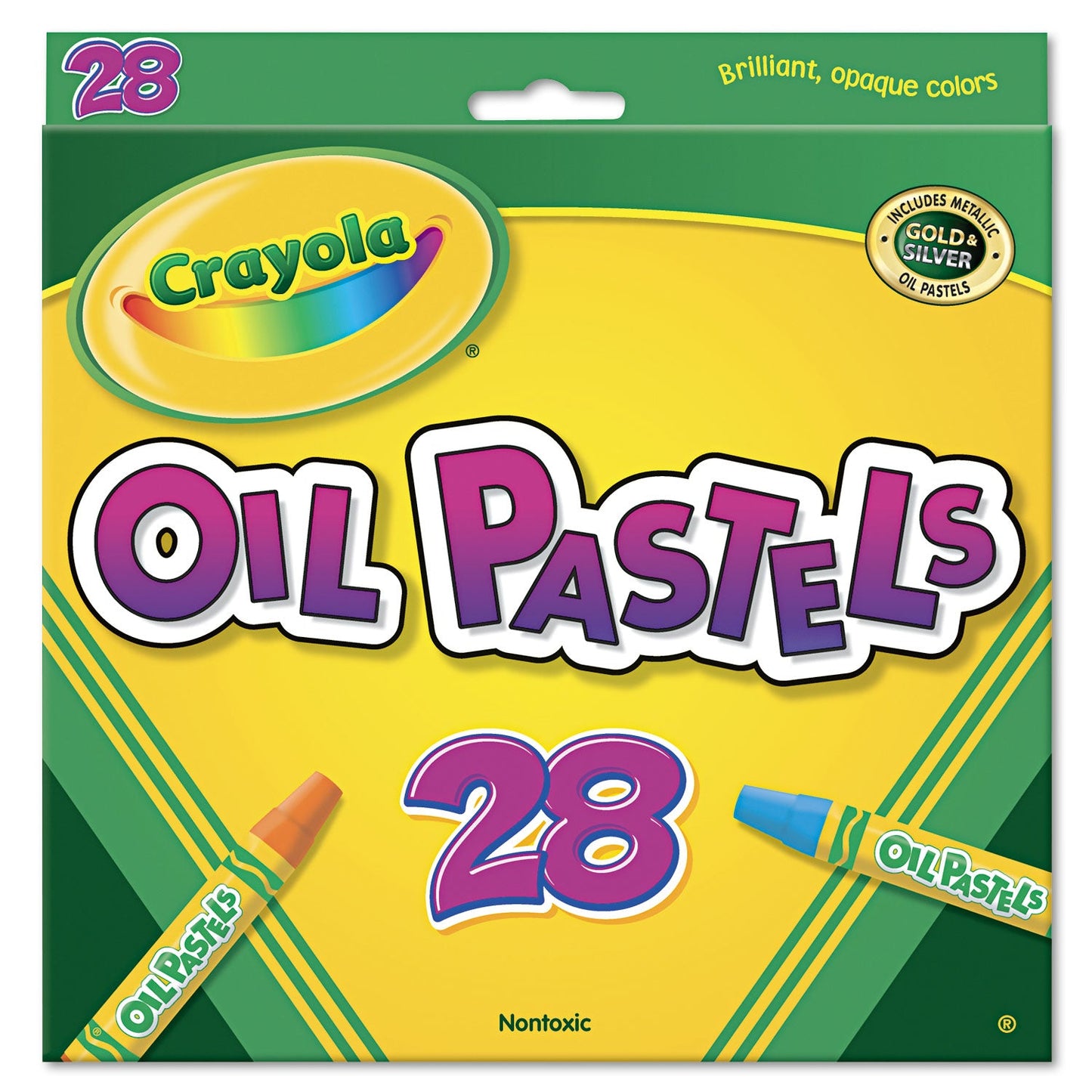 Crayola Oil Pastels, 28 Assorted Colors, 28/Pack