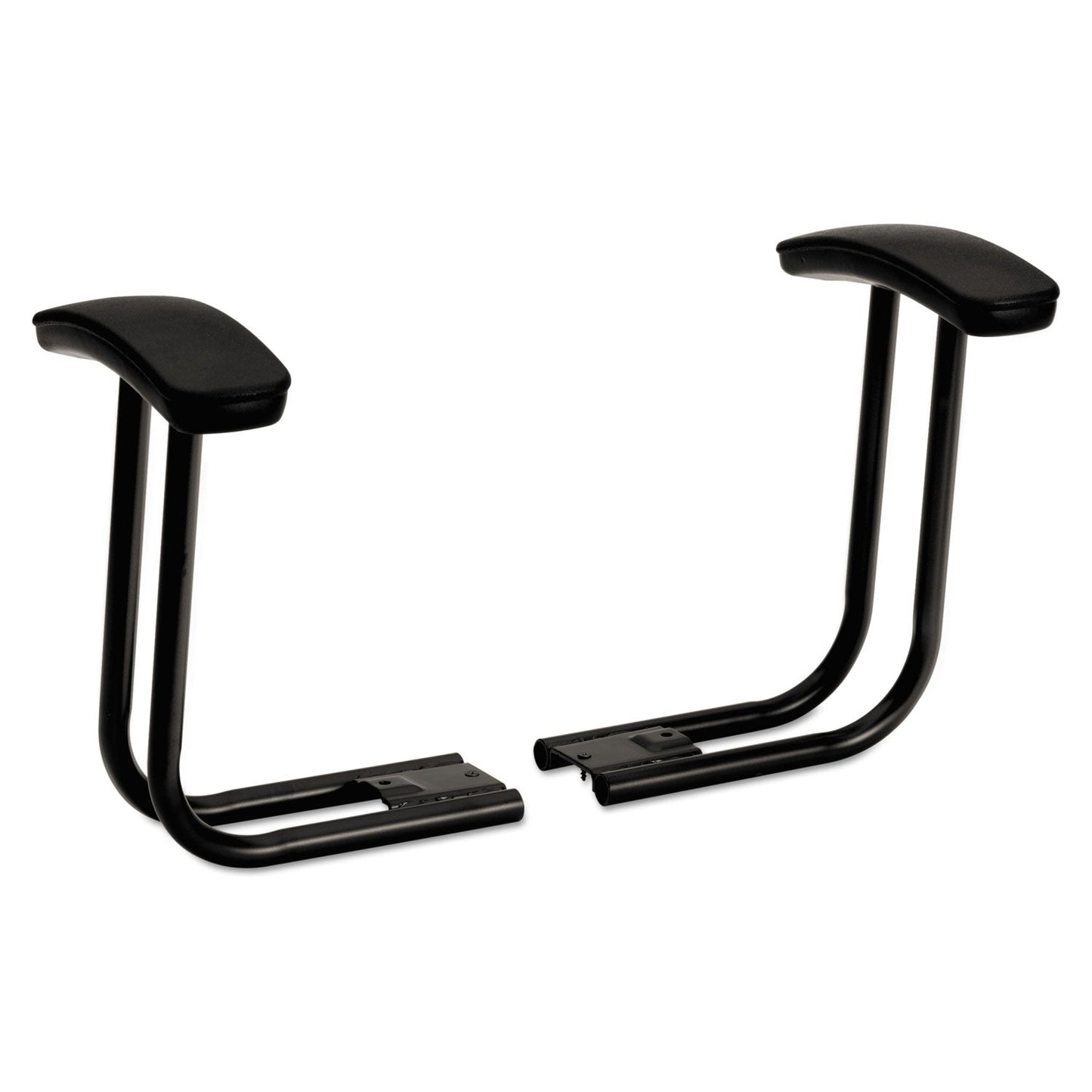 HON Optional Fixed T-Arms for HON ComforTask Series Swivel Task Chairs, Black, 2/Set