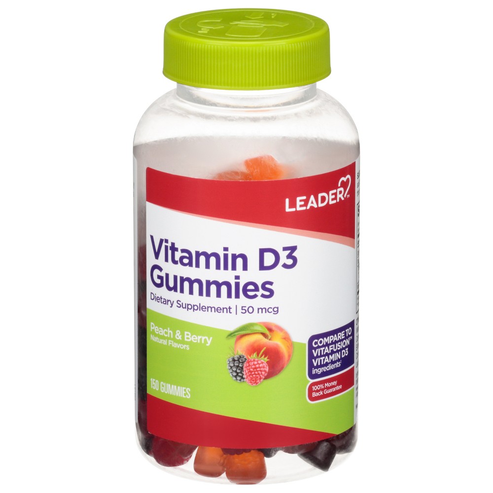 The Leader™ Vitamin D3 Gummies- 50 Mcg