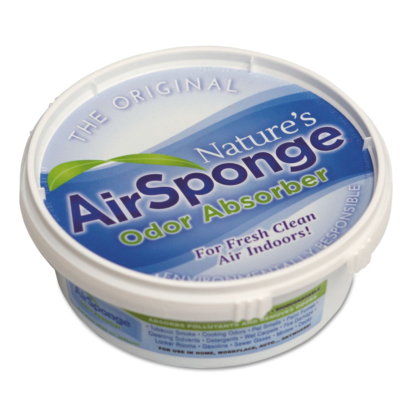 Nature's Air Sponge Odor Absorber, Neutral, 0.5 lb Cup, 24/Carton
