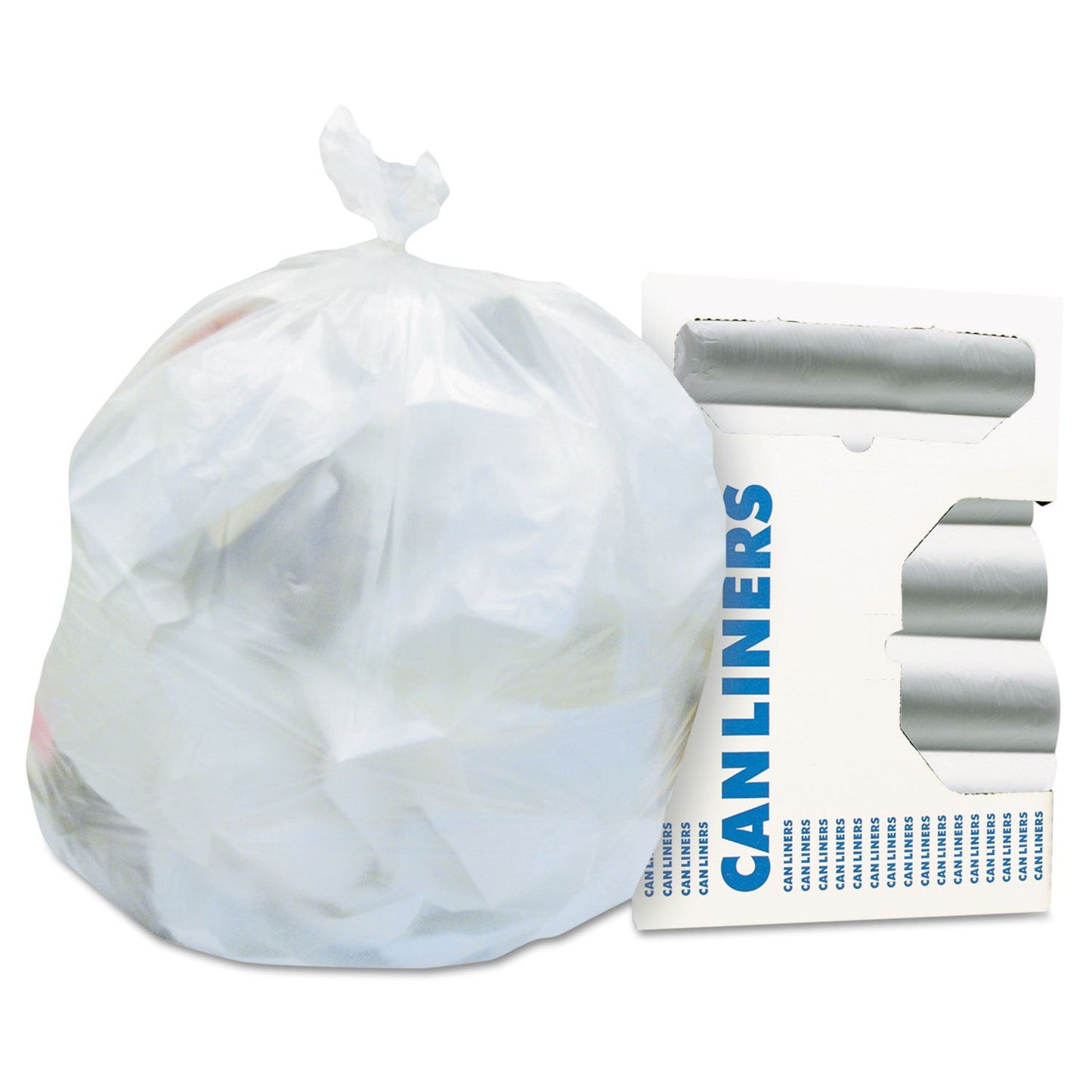 Heritage High-Density Waste Can Liners, 7 gal, 6 microns, 22" x 20", Natural, 2,000/Carton