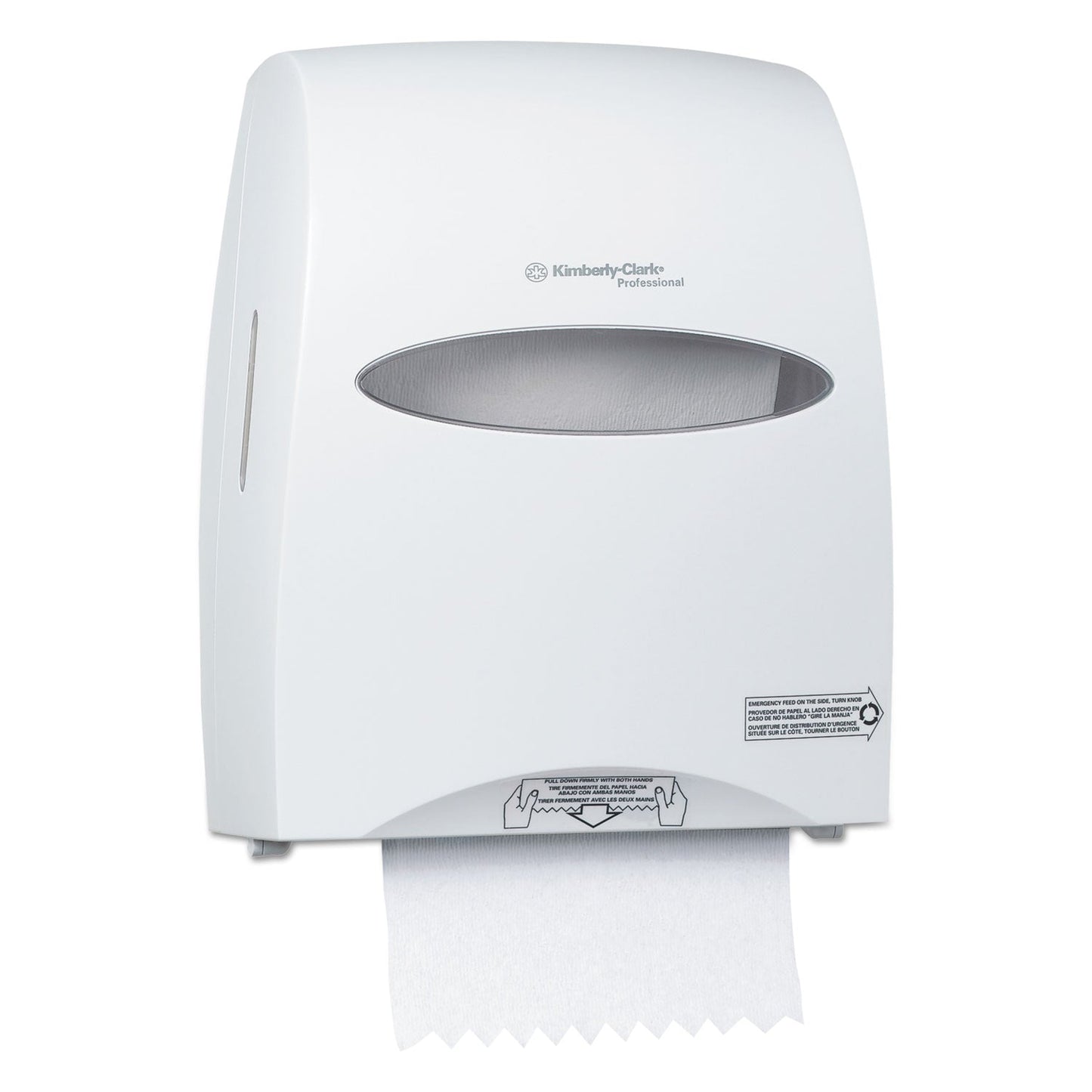 Kimberly-Clark Professional* Sanitouch Hard Roll Towel Dispenser, 12.63 x 10.2 x 16.13, White