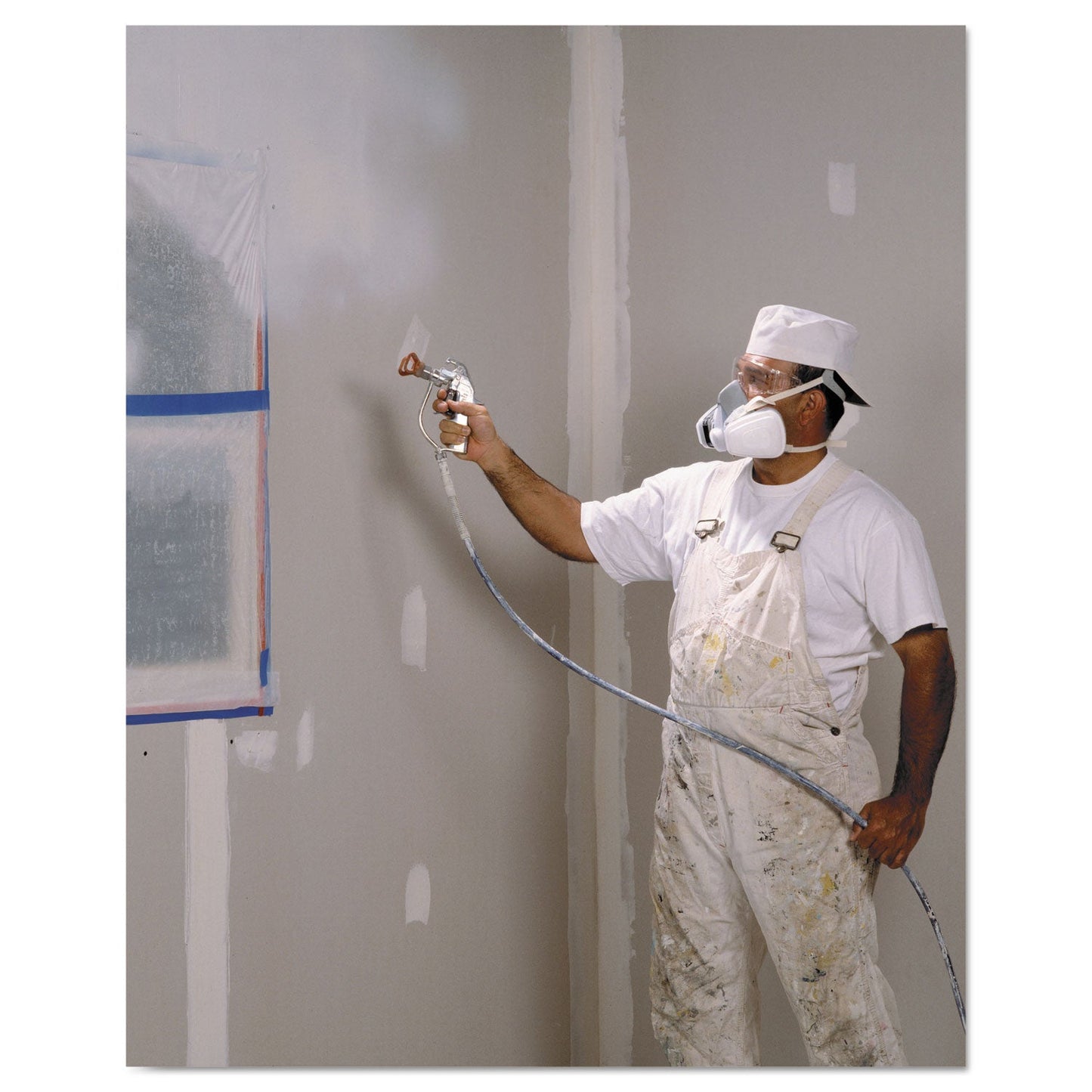 3M Half Facepiece Disposable Respirator Assembly, Large