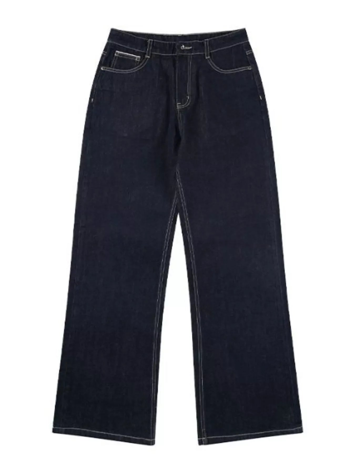 Men's Full Size Wide Leg Wash Jeans Plus Size