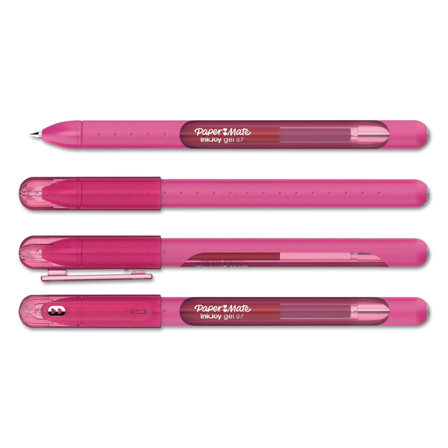 Paper Mate InkJoy Gel Pen, Stick, Medium 0.7 mm, Assorted Ink and Barrel Colors, 20/Pack
