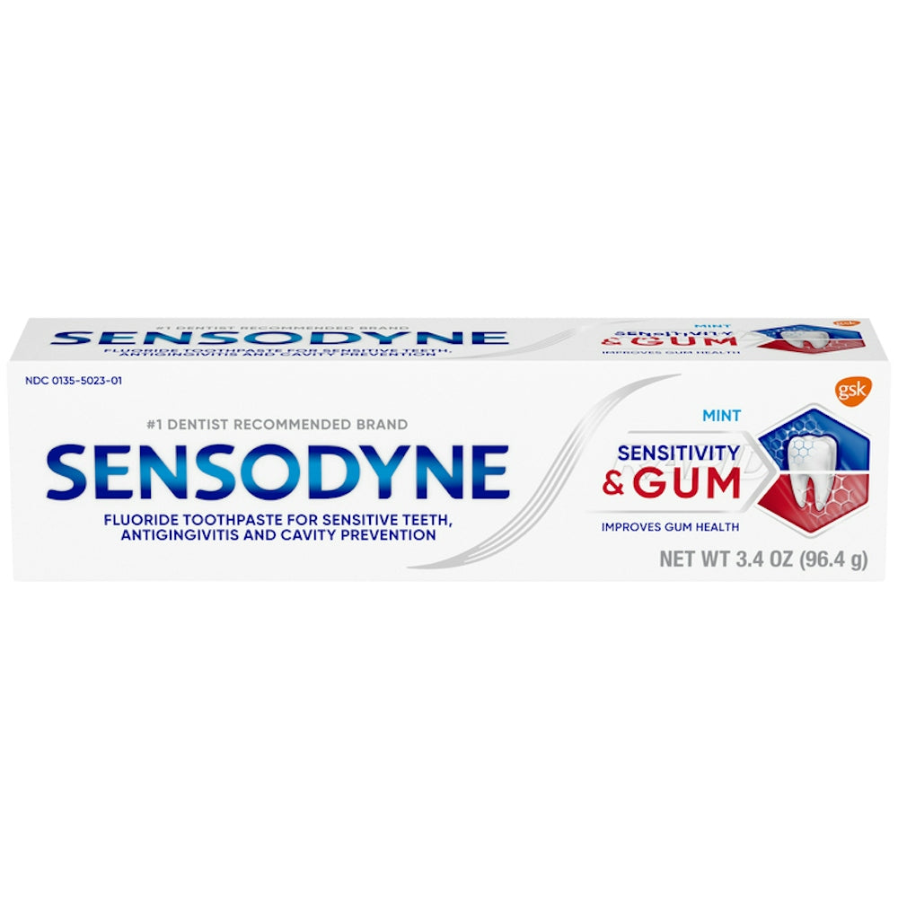 Sensodyne Sensitivity & Gum Mint Toothpaste 3.4 Oz