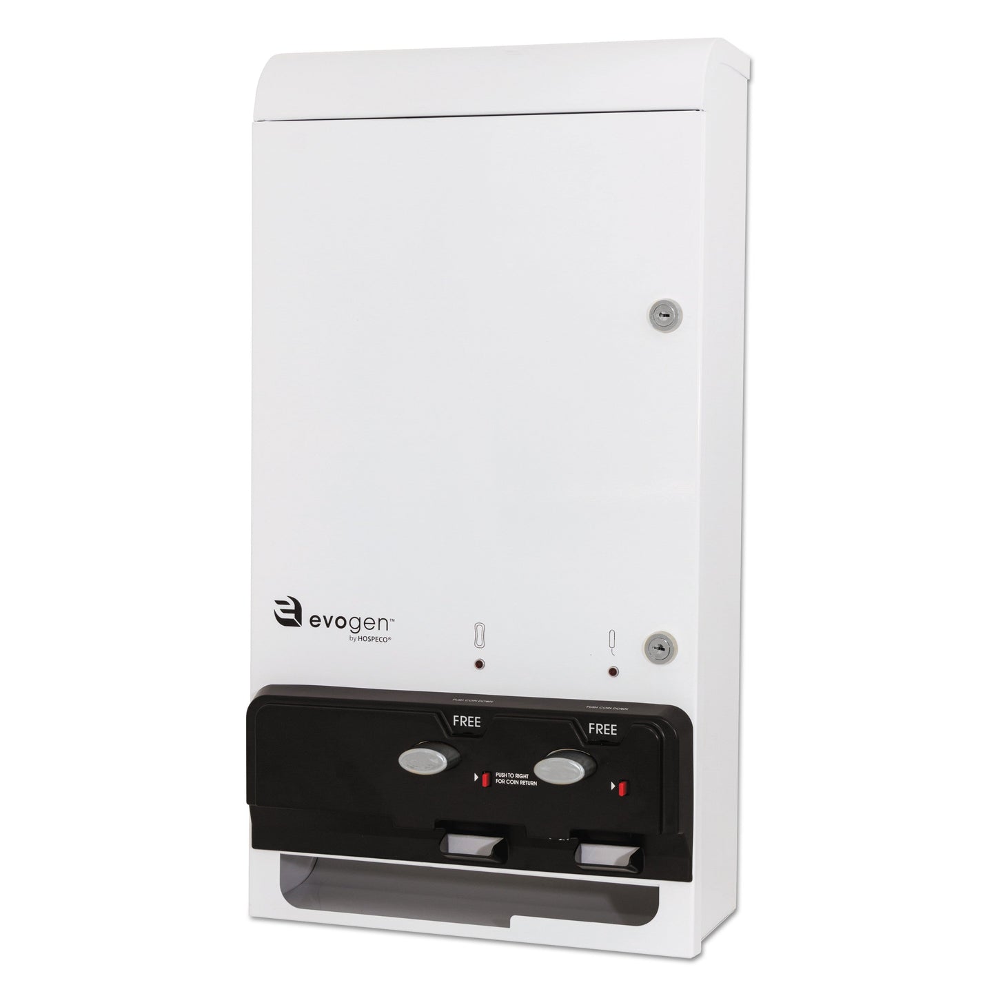 HOSPECO Evogen Feminine Hygiene Dispenser, Metal, 14 x 7.75 x 26.25, White