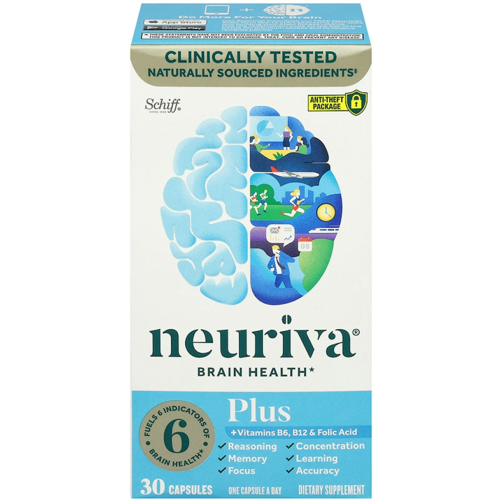 Neuriva Brain Health Supplement Plus Capsules 30Ct