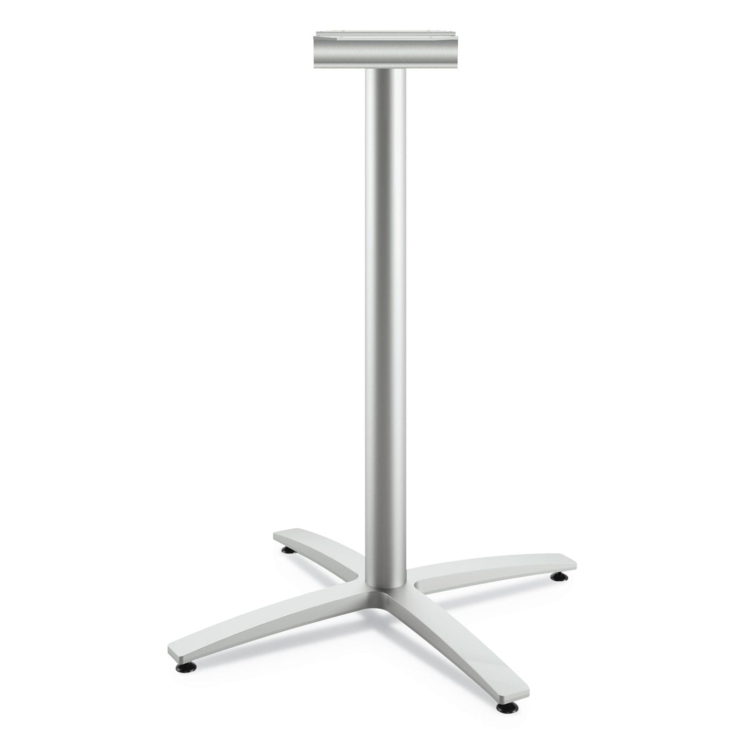 HON Between Standing-Height X-Base for 30" to 36" Table Tops, 26.18w x 41.12h, Silver