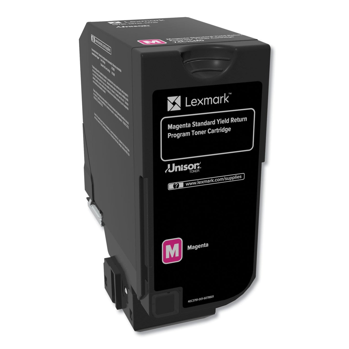 Lexmark 74C1SM0 Return Program Unison Toner, 7,000 Page-Yield, Magenta
