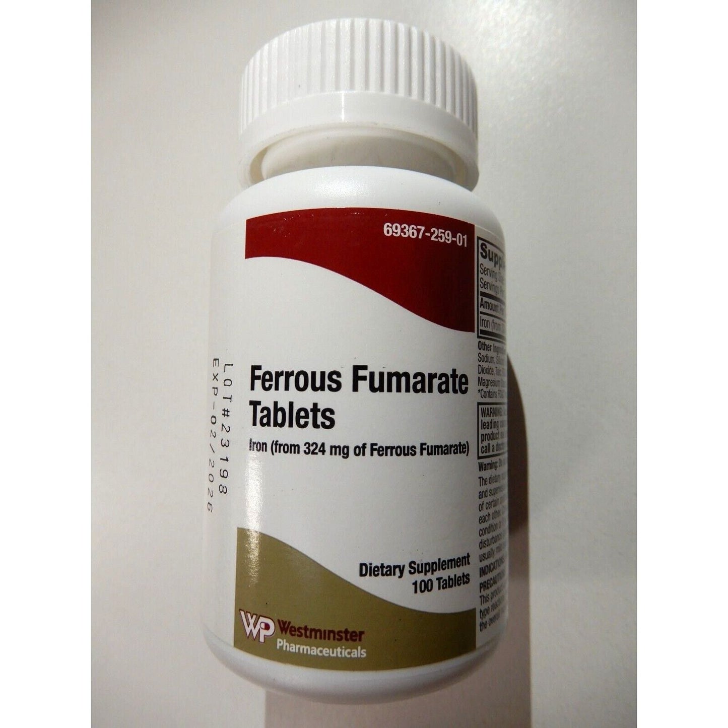 Ferrous Fumarate Tb 324Mg 100