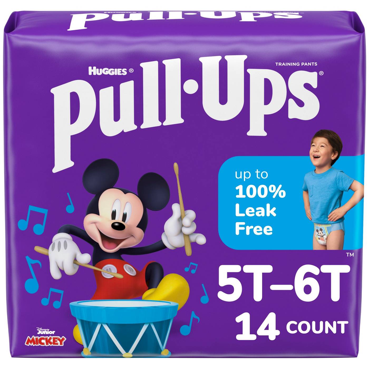 Pull-Ups Training Pants Boys' Size 5T-6T 14Ct