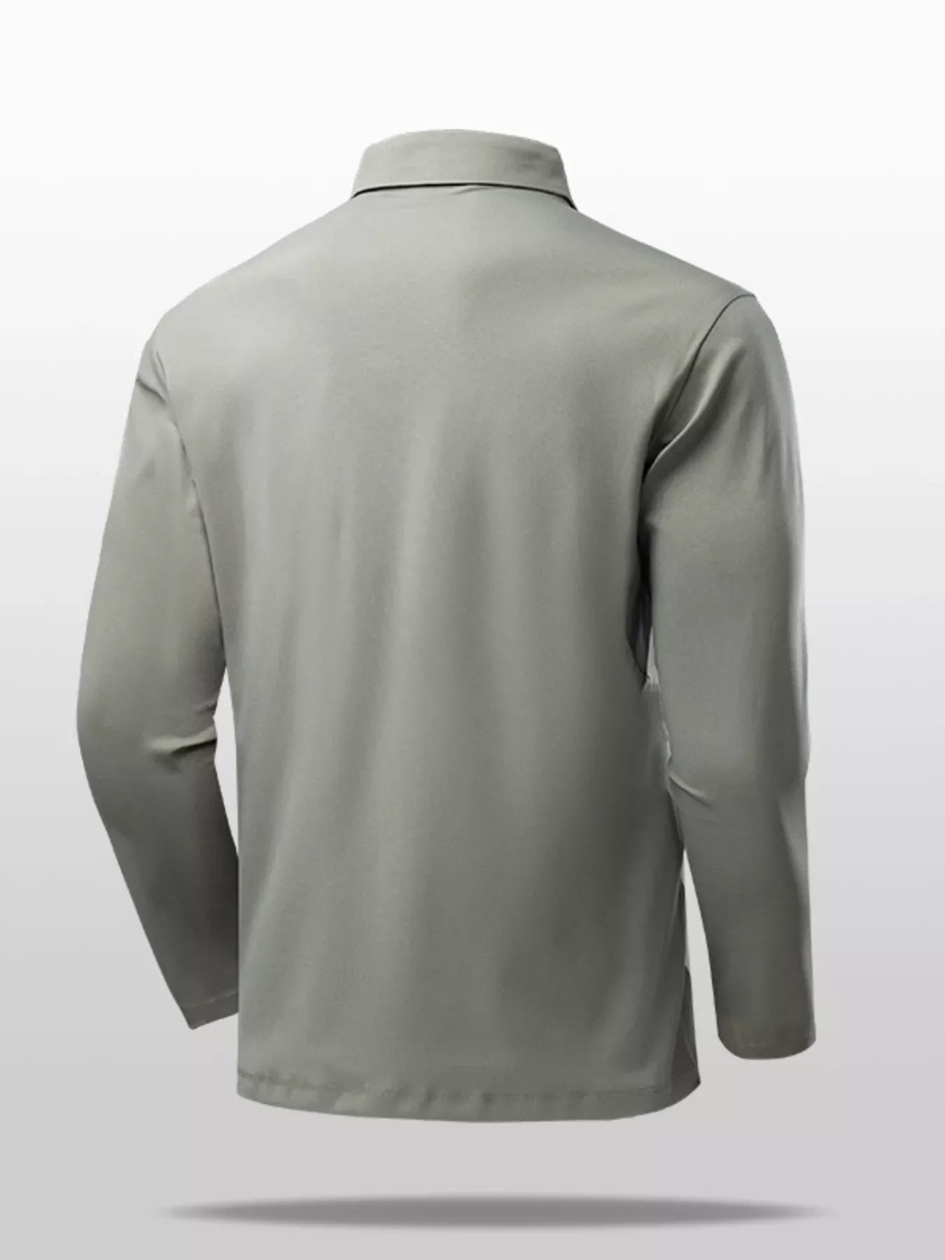 Men's Plus Size Classic Fit Long Sleeve Polo Shirt