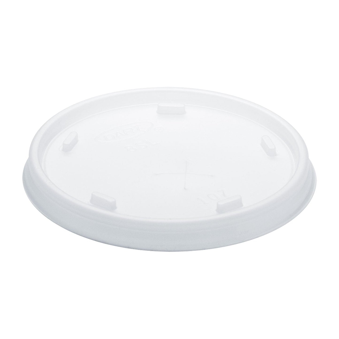 Dart Plastic Cold Cup Lids, Fits 8 oz to 9 oz Cups, Translucent, 100 Pack, 10 Packs/Carton