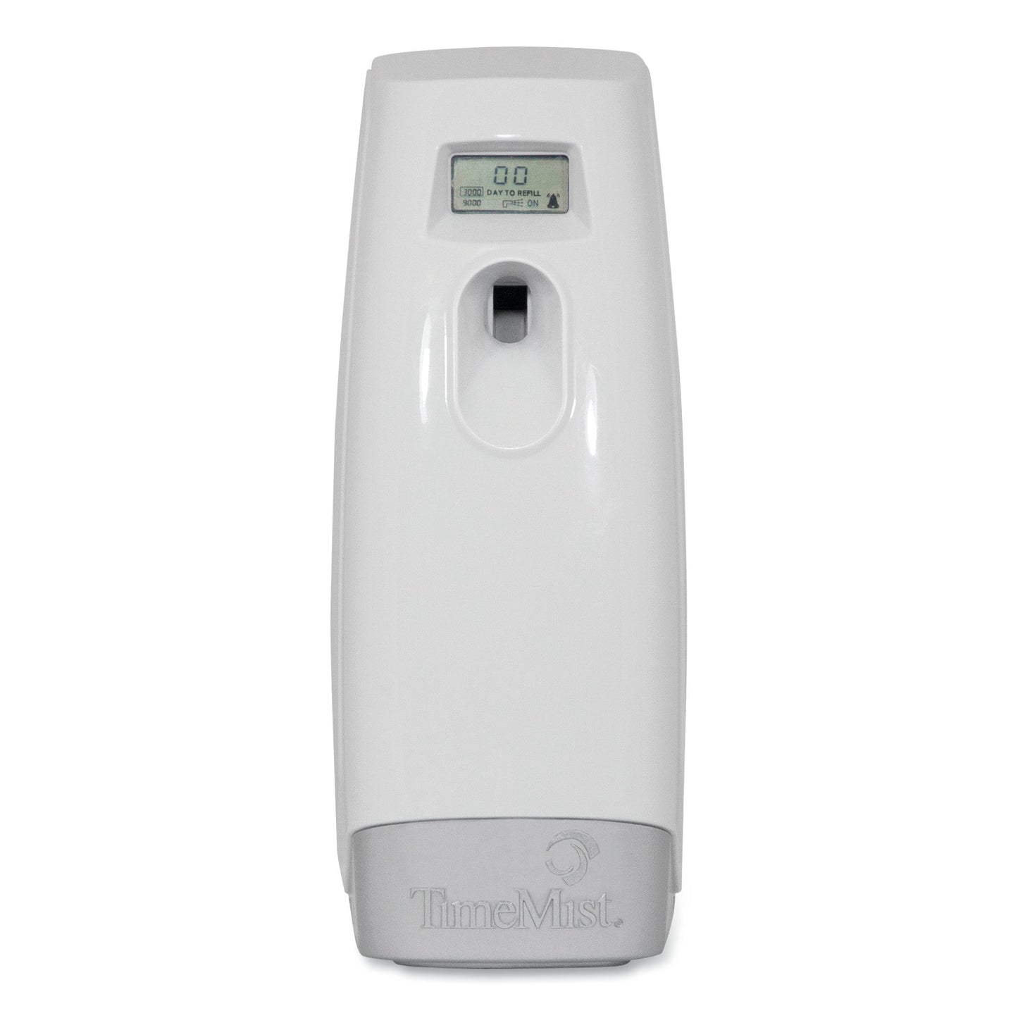TimeMist Plus Metered Aerosol Dispenser, 2.5" x 3.2" x 9", White, 6/Carton