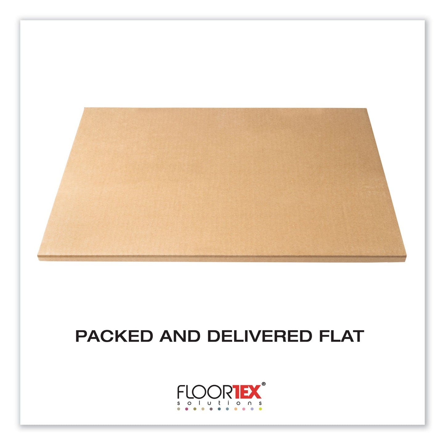 Floortex Cleartex MegaMat Heavy-Duty Polycarbonate Mat for Hard Floor/All Carpet, 46 x 60, Clear