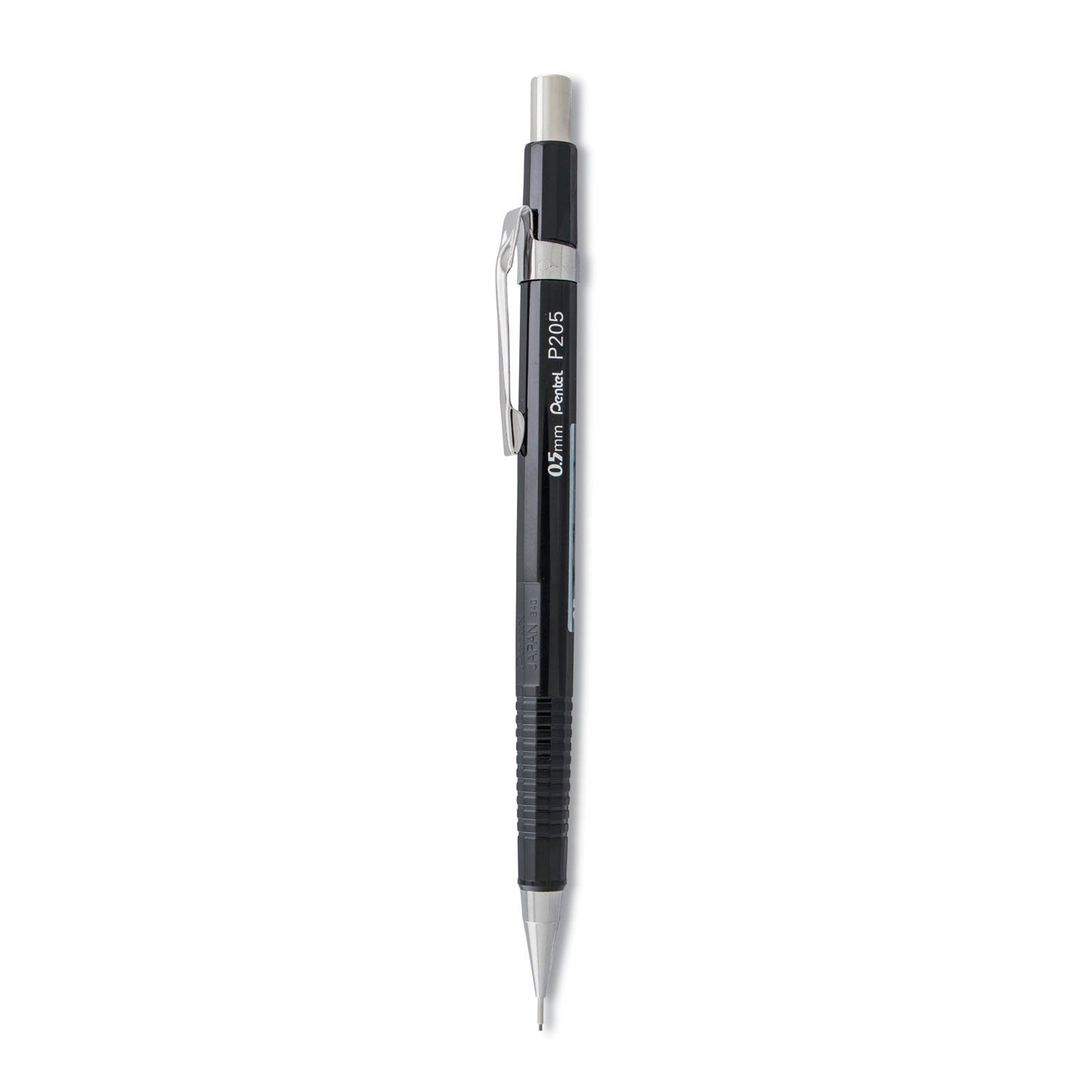 Pentel Sharp Mechanical Pencil, 0.5 mm, HB (#2.5), Black Lead, Black Barrel