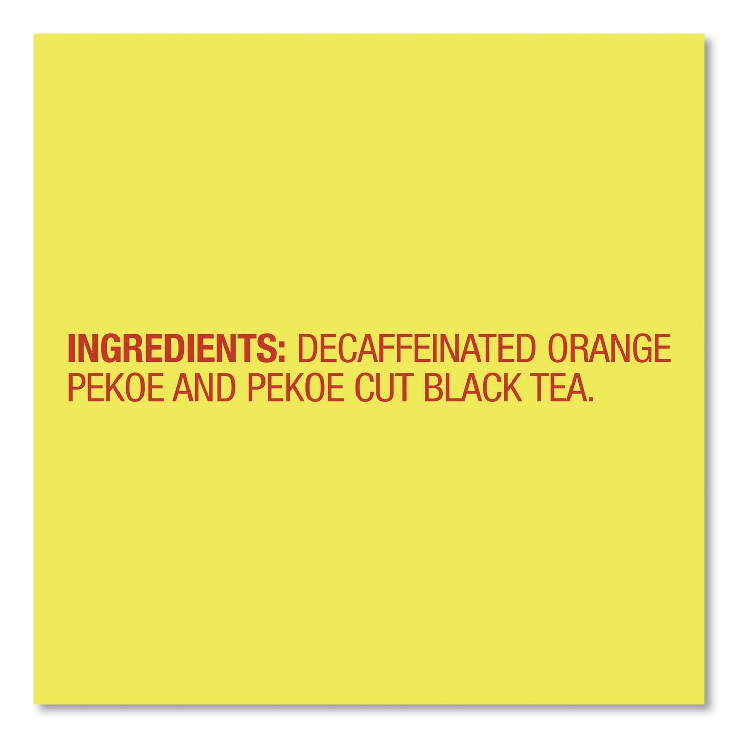 Lipton Tea Bags, Decaffeinated, 72/Box
