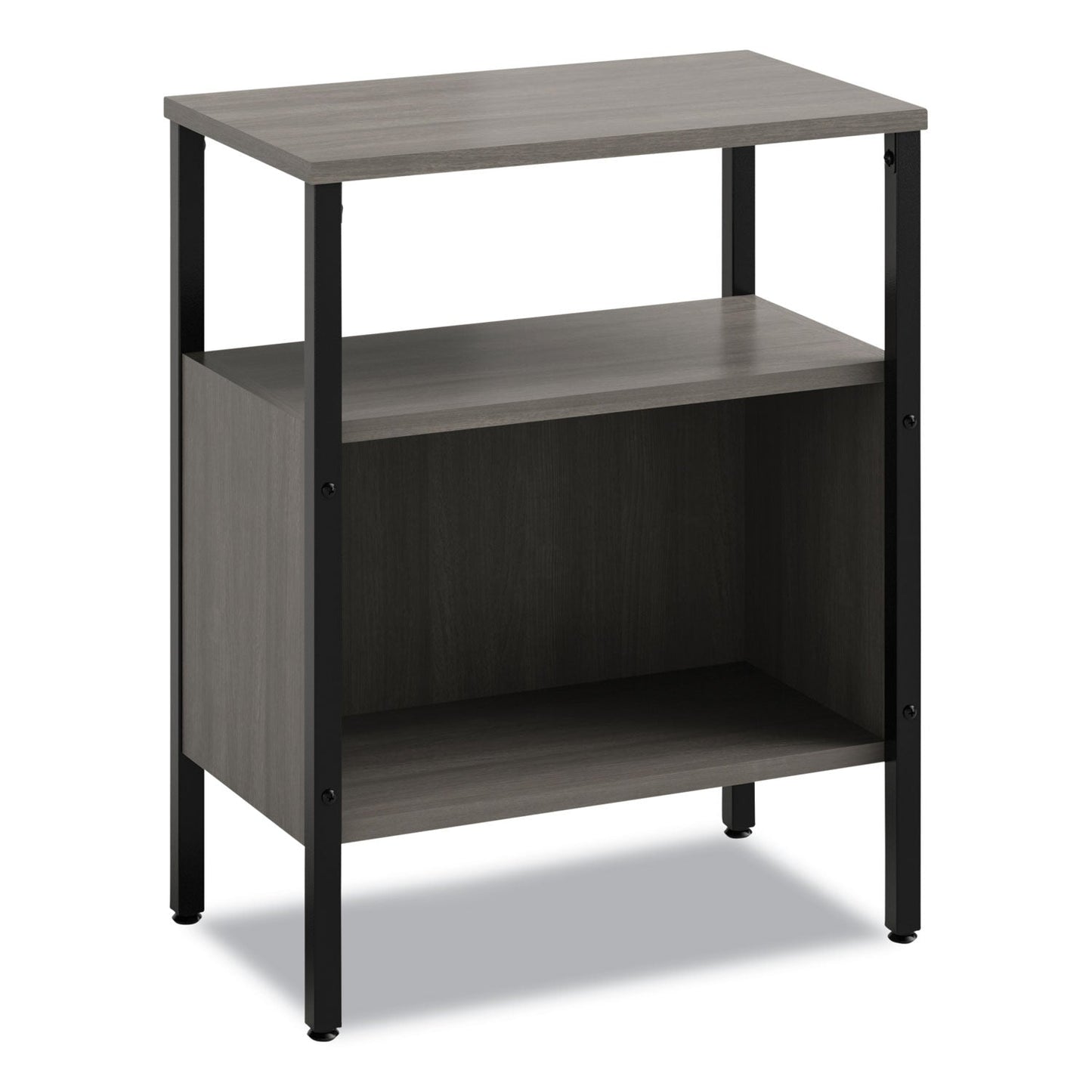 Safco Simple Storage, Two-Shelf, 23.5w x 14d x 29.6h, Gray