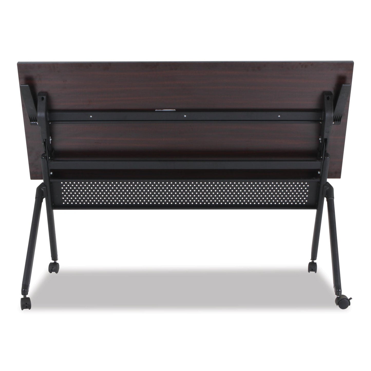 Alera Flip and Nest Table Base, 55.88w x 23.63d x 28.5h, Black