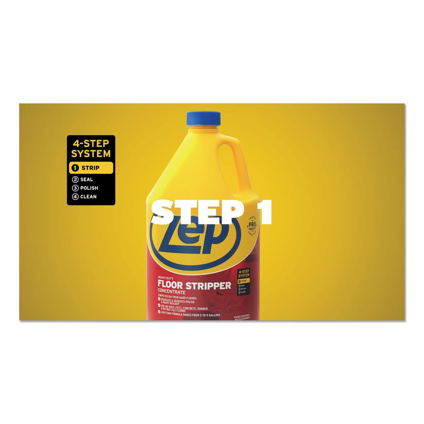 Zep Commercial Floor Stripper, 1 gal Bottle