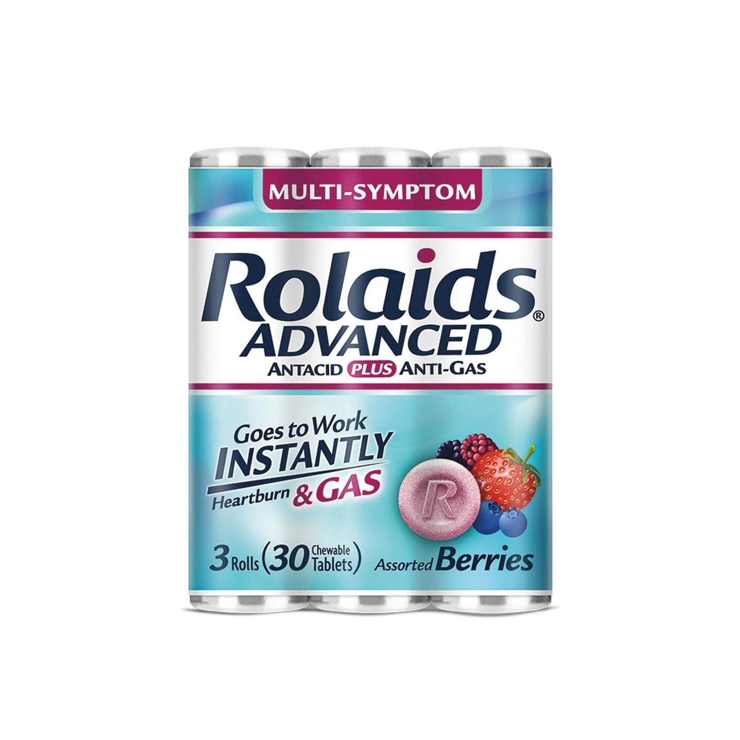 Rolaids Adv Cw 3x30 Antacd+Ags Wby