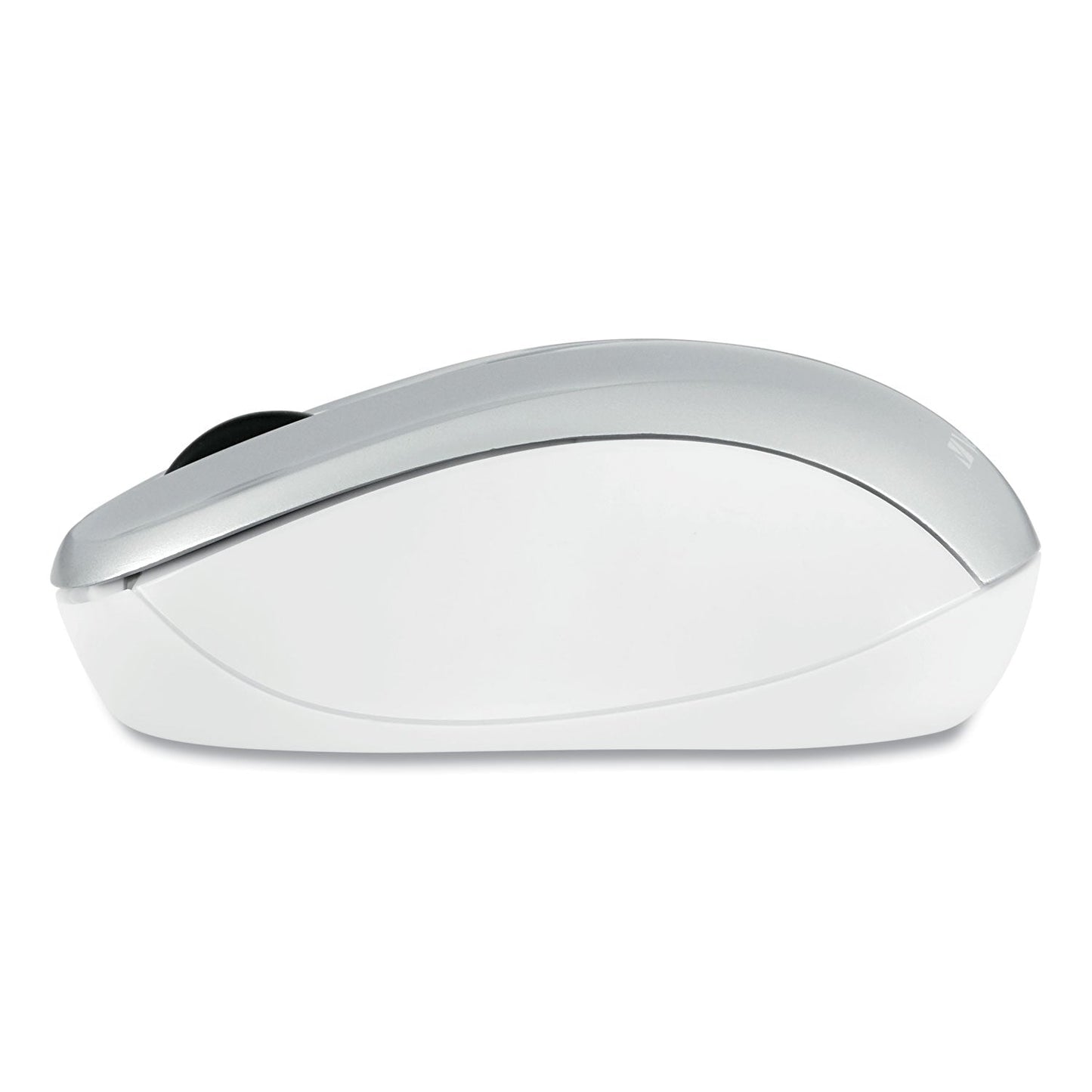 Verbatim Silent Wireless Blue LED Mouse, 2.4 GHz Frequency/32.8 ft Wireless Range, Left/Right Hand Use, Silver