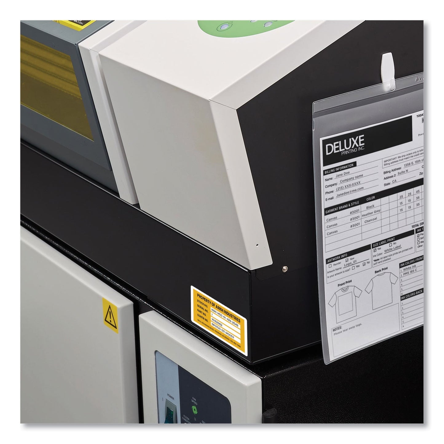 Avery PermaTrack Destructible Asset Tag Labels, Laser Printers, 2 x 3.75, White, 8/Sheet, 8 Sheets/Pack