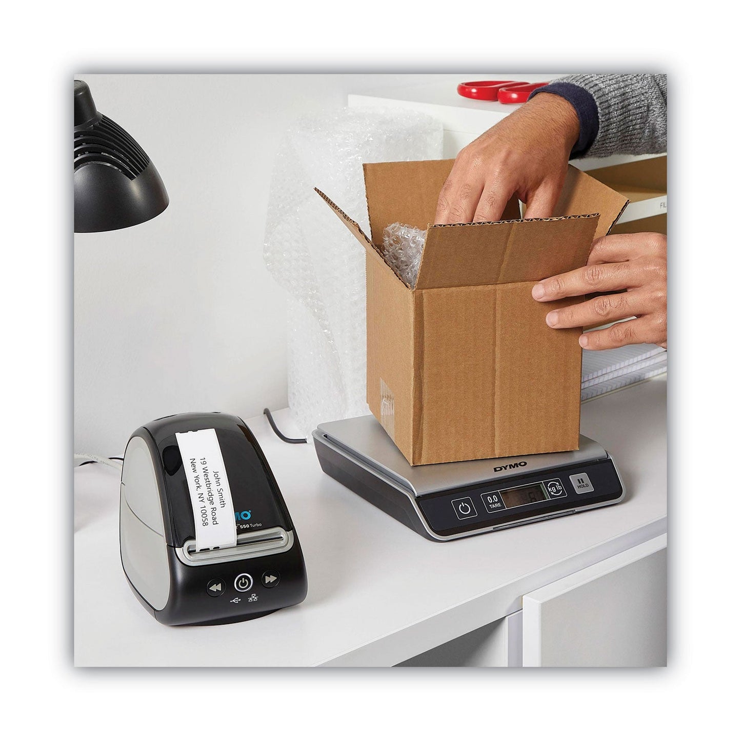 DYMO LabelWriter 550 Turbo Series Label Printer, 90 Labels/min Print Speed, 5.34 x 7.38 x 8.5