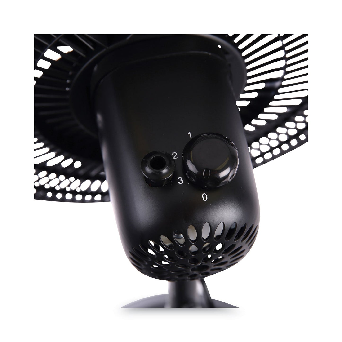 Alera 16" 3-Speed Oscillating Pedestal Stand Fan, Metal, Plastic, Black