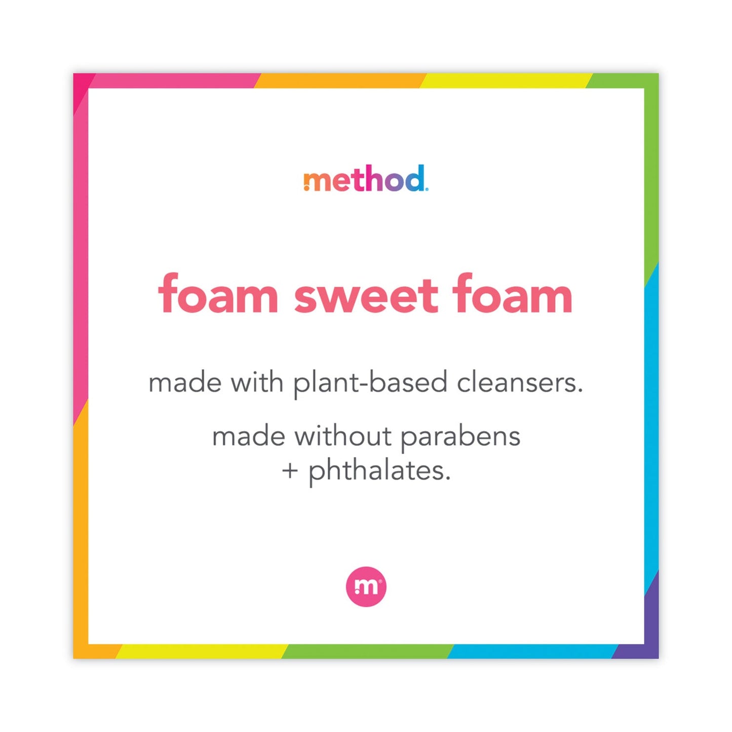 Method Foaming Hand Wash, Coconut Waters, 10 oz Pump Bottle
