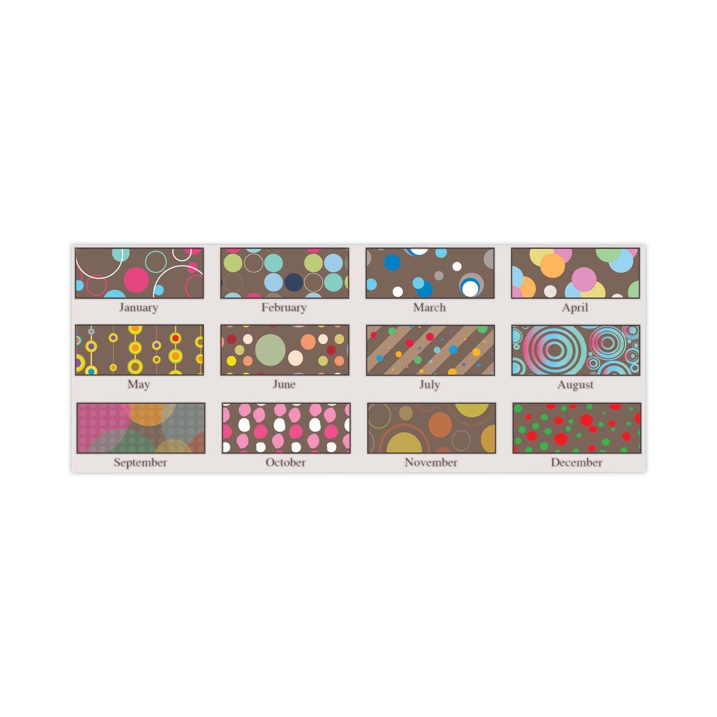 House of Doolittle Recycled Bubbleluxe Wall Calendar, Bubbleluxe Artwork, 12 x 12, White/Multicolor Sheets, 12-Month (Jan to Dec): 2023