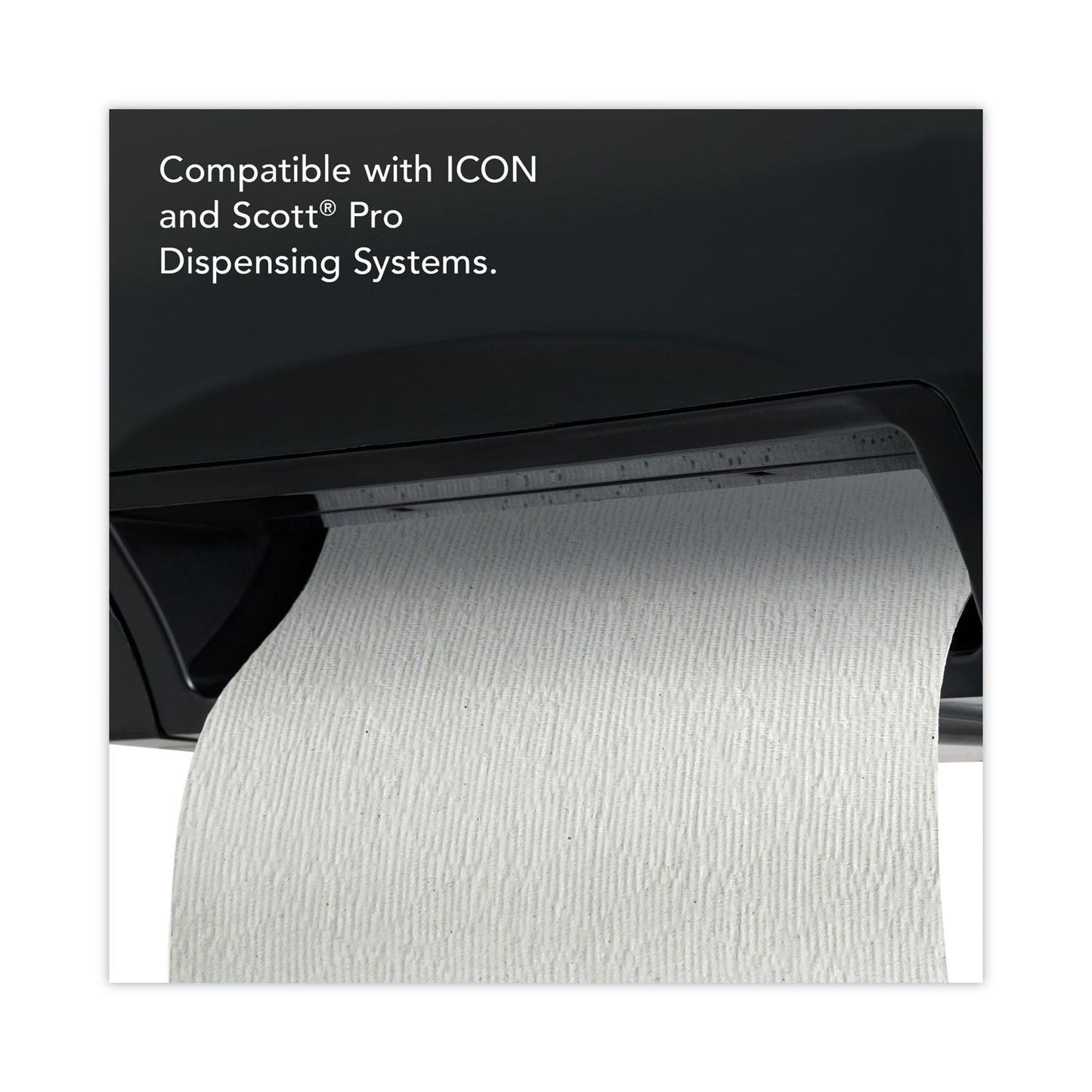 Scott Pro Hard Roll Paper Towels with Absorbency Pockets, for Scott Pro Dispenser, Blue Core Only, 7.5" x 900 ft, 6 Rolls/Carton