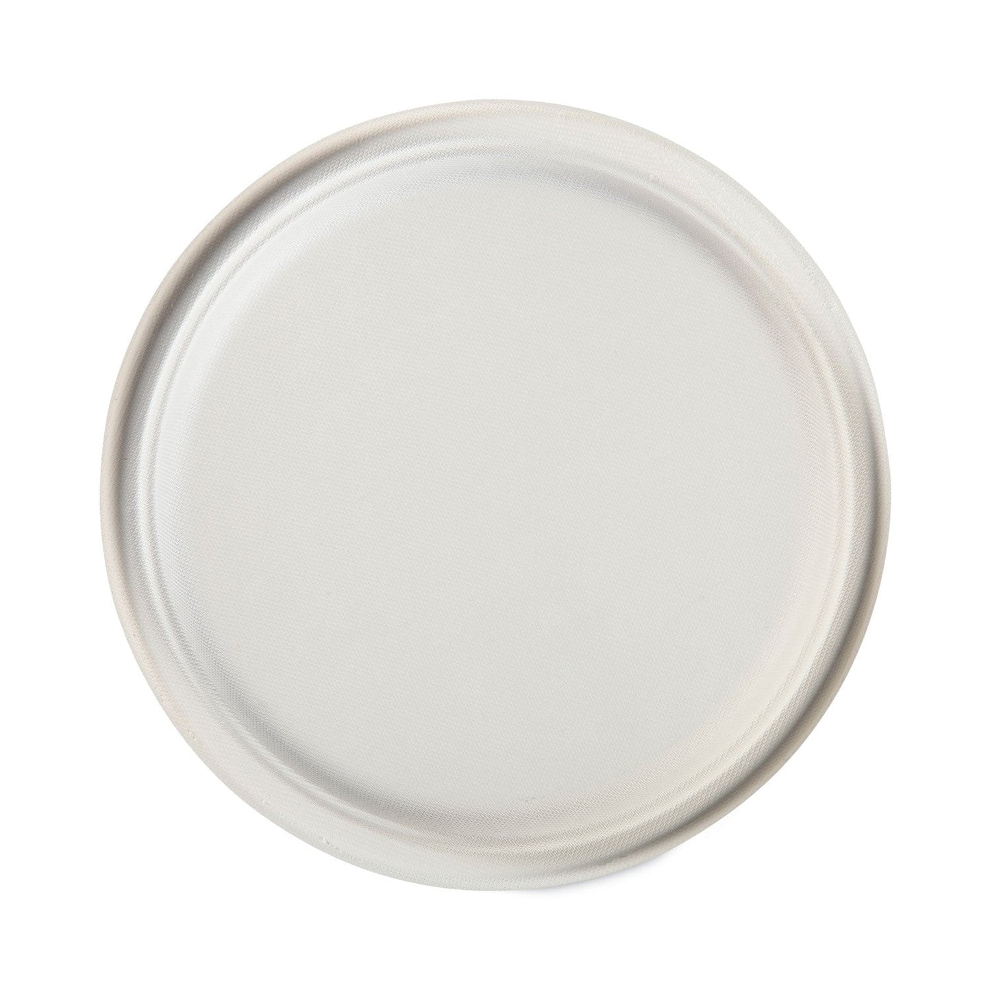 Hefty ECOSAVE Tableware, Plate, Bagasse, 10.13" dia, White, 16/Pack, 12 Packs/Carton