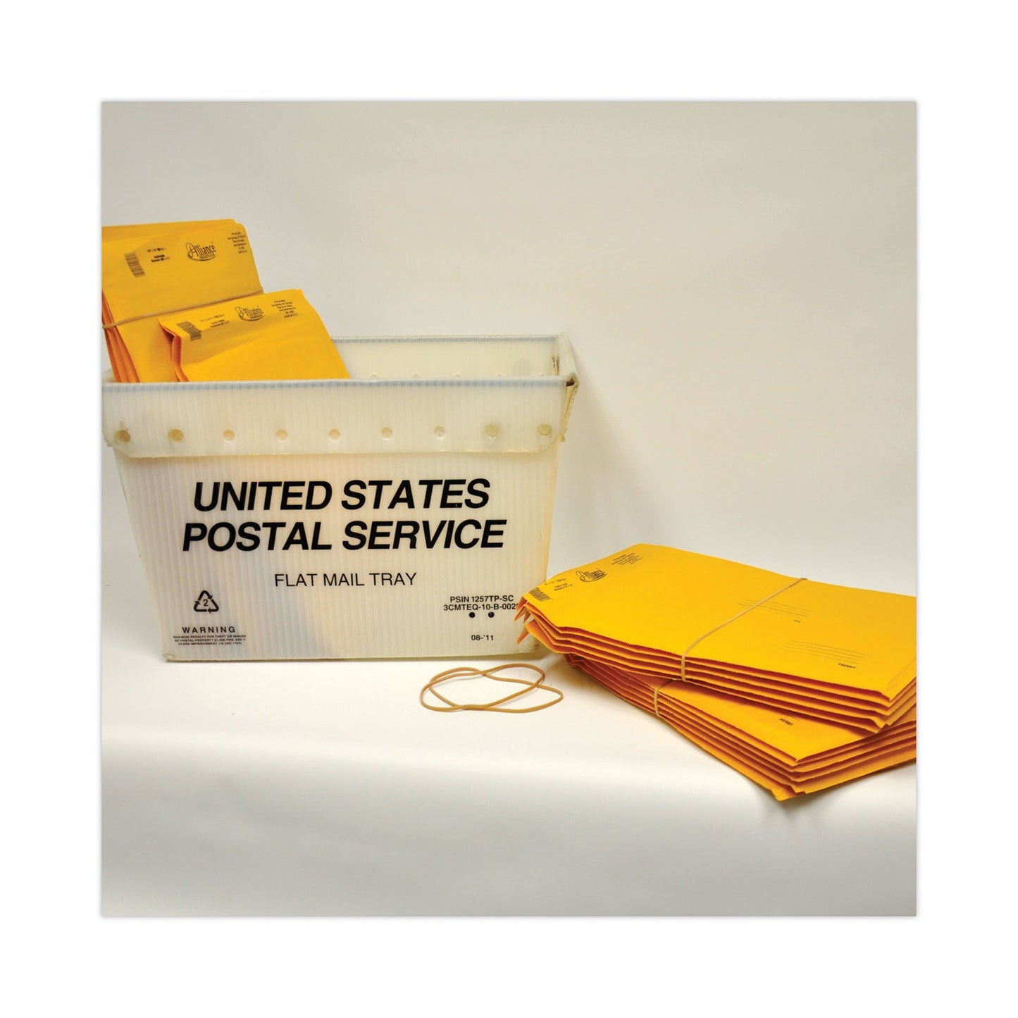 Alliance Sterling Rubber Bands, Size 19, 0.03" Gauge, Crepe, 1 lb Box, 1,700/Box
