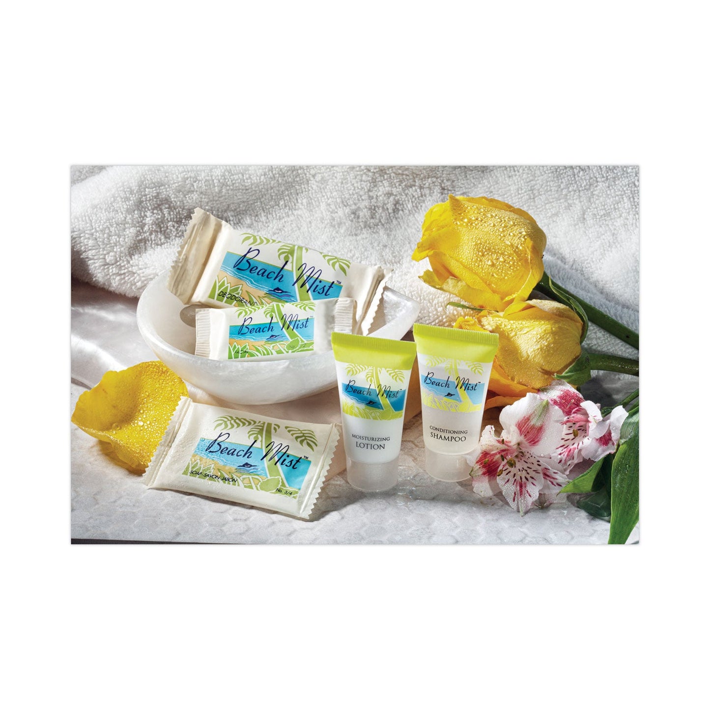 Beach Mist Face and Body Soap, Beach Mist Fragrance, # 1/2 Bar, 1,000/Carton